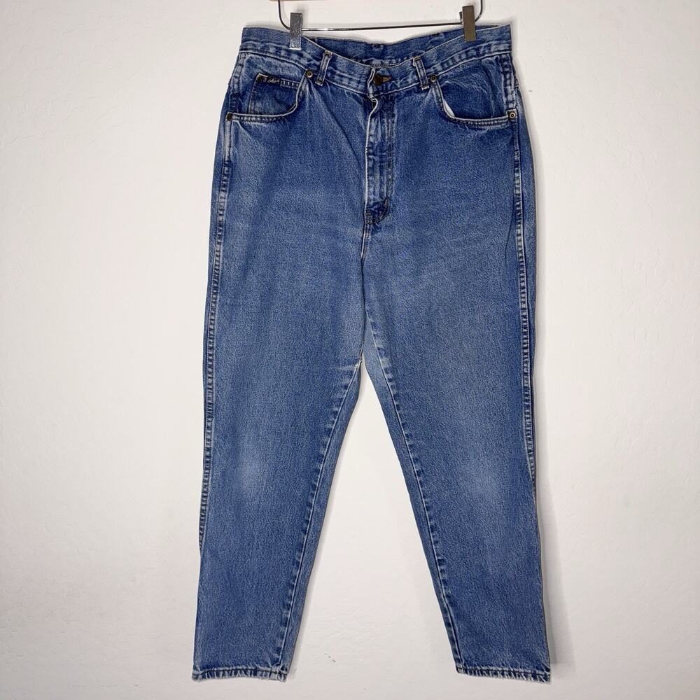 Vintage Chic Jeans Womens 18W High Rise Tapered Mom Made USA Denim 90s Y2K Mom